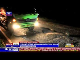 Pantura Indramayu Rusak Parah, Cirebon-Jakarta 10 Jam