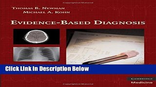 Ebook Evidence-Based Diagnosis (Practical Guides to Biostatistics and Epidemiology) Free Online
