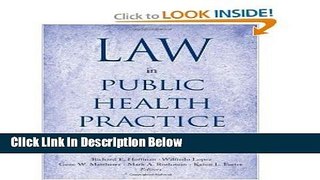 Books Law in Public Health Practice Full Online