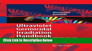 Books Ultraviolet Germicidal Irradiation Handbook: UVGI for Air and Surface Disinfection Full Online