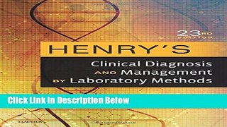 Books Henry s Clinical Diagnosis and Management by Laboratory Methods, 23e Full Online