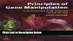 Ebook Principles of Gene Manipulation Free Online