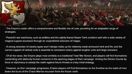 Total War  Warhammer - Full Empire Army Roster!