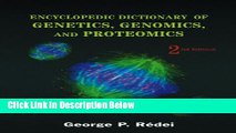 Books Encyclopedic Dictionary of Genetics, Genomics, and Proteomics Full Online