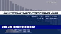 Ebook Exploration and Analysis of DNA Microarray and Protein Array Data (Wiley Series in