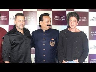 Salman & Shahrukh Khan At Baba Siddiqui's Iftar Party 2016
