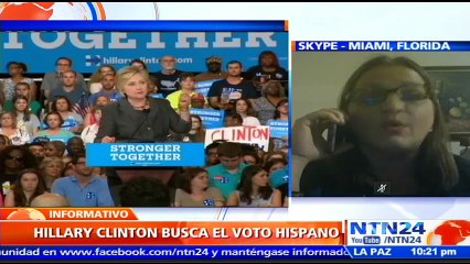 “Va a haber una mezcla de voto castigo contra Trump y un voto a favor de Clinton que pudiera llevarla a la presidencia”: