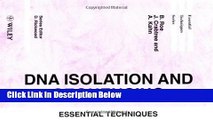 Ebook DNA Isolation and Sequencing Full Download