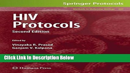 Books HIV Protocols: Second Edition (Methods in Molecular Biology) Free Online