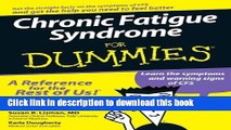 [Popular] Chronic Fatigue Syndrome For Dummies Kindle OnlineCollection