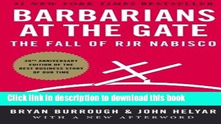 [Read PDF] Barbarians at the Gate: The Fall of RJR Nabisco Ebook Free