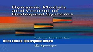 Ebook Dynamic Models and Control of Biological Systems Full Download