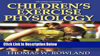 Ebook Children s Exercise Physiology Free Online