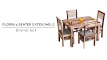 Dining Set - Buy florin 4 seater extendable dining set Online