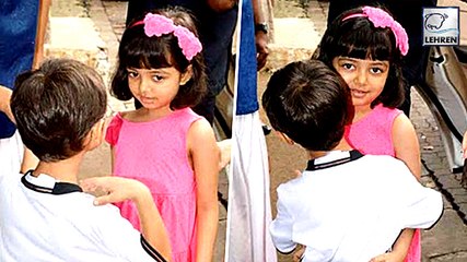 Aishwarya Rai's Aaradhya HUGS Aamir Khan's Son Azad