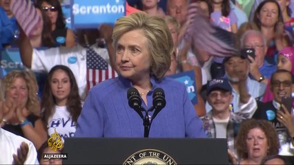 US election: Clinton fires back at Trump’s foreign policy plans