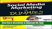 [Download] Social Media Marketing All-in-One For Dummies Hardcover Online