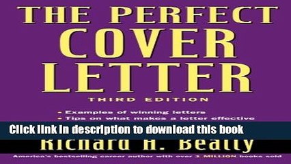 [Popular Books] The Perfect Cover Letter Full Online