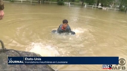Louisiane : inondations meurtrières (i24NEWS)