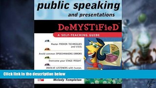 Big Deals  Public Speaking and Presentations Demystified  Best Seller Books Best Seller