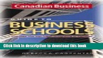 [Popular Books] What s in an MBA: The Complete Guide to MBA and Executive MBA Programs in Canada