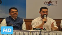 Aamir Khan, Rajkumar Hirani And CM Devendra Fadnavis At Satyamev Jayate Water Cup Awards 2016