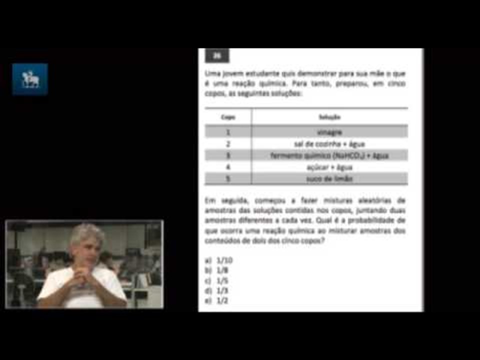 Para professor, prova de química foi surpreendentemente simples