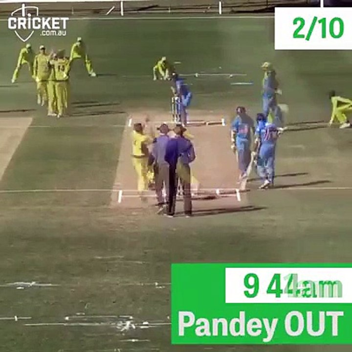 Indian 55 ALL Out Team Against Australia - Poor batting