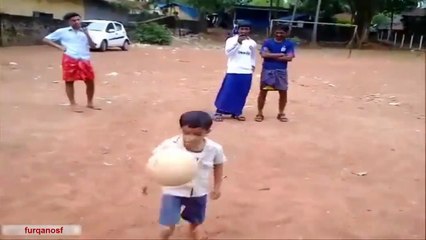 AweSome Little Boy Playing Football