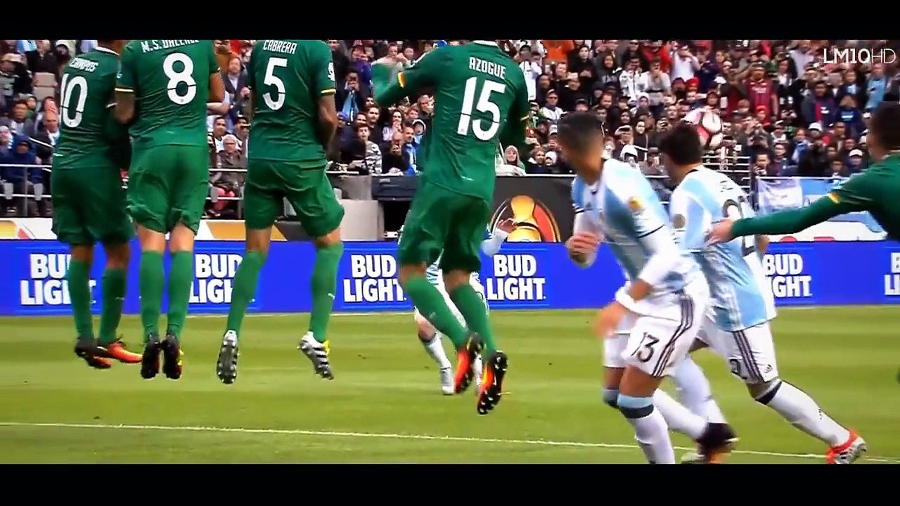 Lionel Messi All Goals Assists in Copa America 2016 Full HD