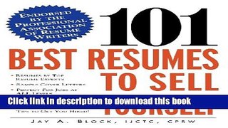 [PDF] 101 Best Resumes to Sell Yourself Download Online