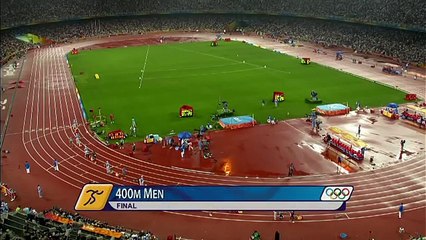 Athletics - Men's 400M - Final - Beijing 2008 Summer Olympic Games