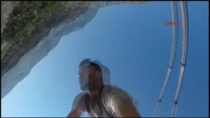 Muğla Halatın Ucunda Korku ve Heyecan Dolu Anlar