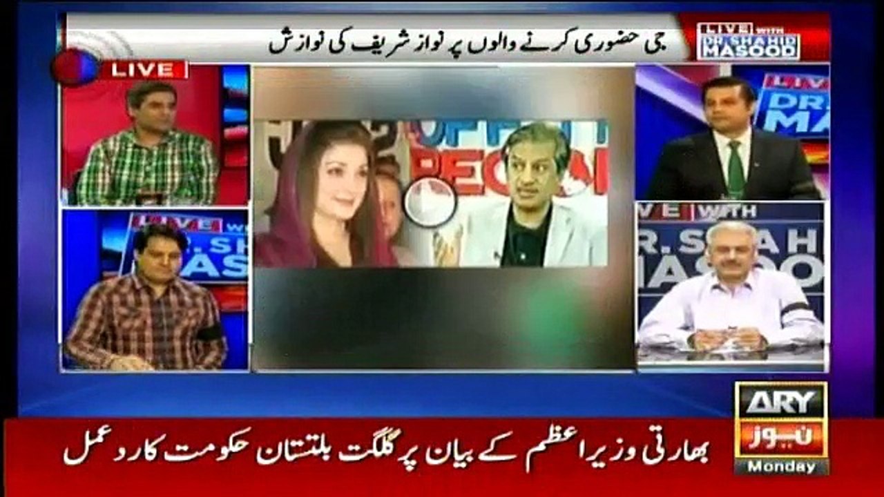 Sabir Shakir Indirectly Calls Najam Sethi And Absar Alam As "Laanati" in Live Show