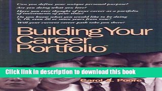 [Popular Books] Building Your Career Portfolio Full Online