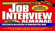 [Popular Books] Adams Job Interview Almanac   CD-ROM Download Online