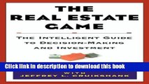 [Popular Books] The Real Estate Game: The Intelligent Guide To Decisionmaking And Investment Free