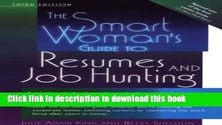 [Popular Books] Smart Woman s Guide to Resumes   Job Hunting Free Online