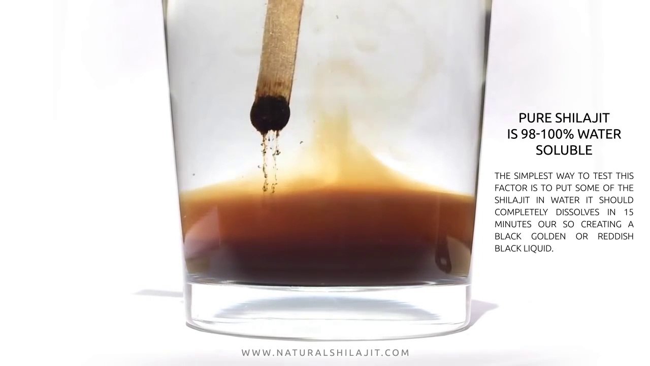 Shilajit Purity