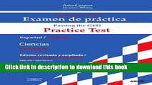 [Download] Apruebe el GED Examen de practica/Passing the GED Practice Test: Ciencias/ Science