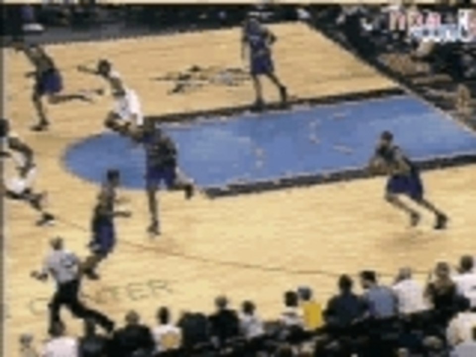 Allen Iverson Dunks On Vince Carter