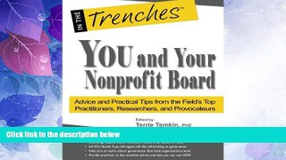 Must Have PDF  You and Your  Nonprofit Board: Advice and Practical Tips from the Field s Top