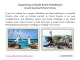 How to Organize a Simple Yet Perfectly Legal Wedding in the Cayman Islands