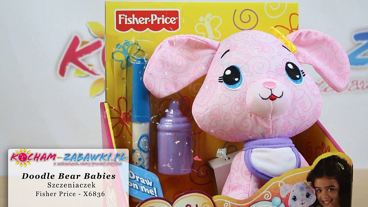 Fisher-Price - Doodle Bear Babies - Szczeniak do Malowania - X6836 - Recenzja