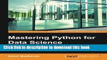 [Download] Mastering Python for Data Science Paperback Collection