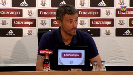 Luis Enrique: "Queremos golpear primero"
