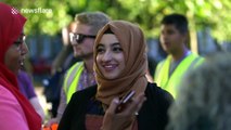 Jeremy Corbyn supporters gather at London rally