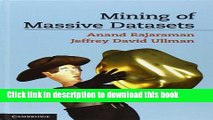 [Download] Mining of Massive Datasets Hardcover Free