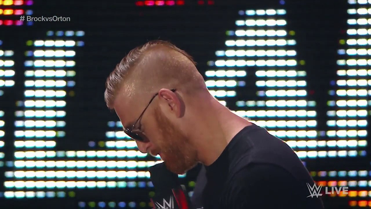 Brock Lesnar takes Heath Slater to Suplex City on Raw Aug 15 2016