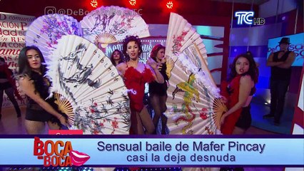 Sensual baile de Mafer Pincay casi la deja desnuda